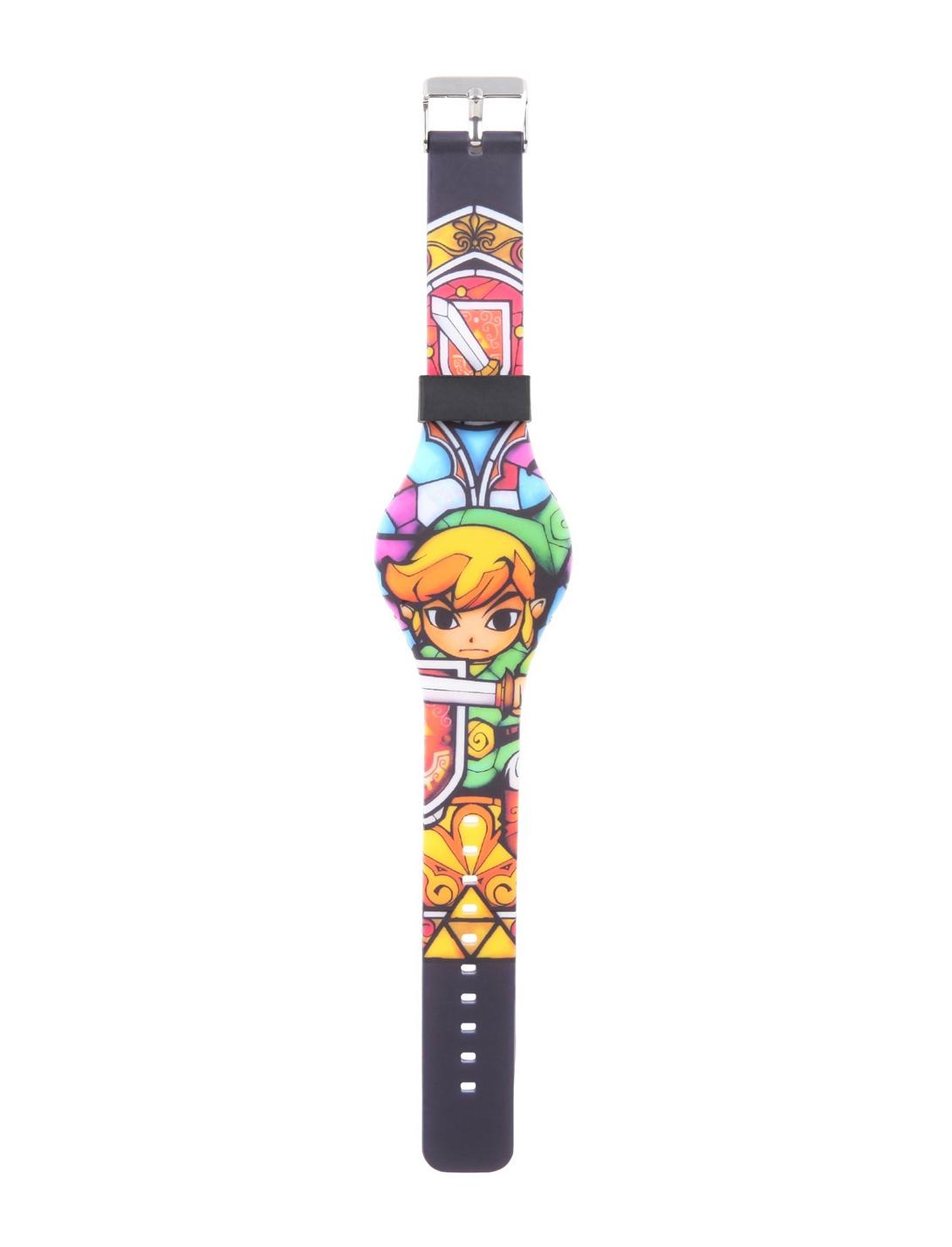 The Legend Of Zelda: The Wind Waker  Rubber LED Watch, , hi-res