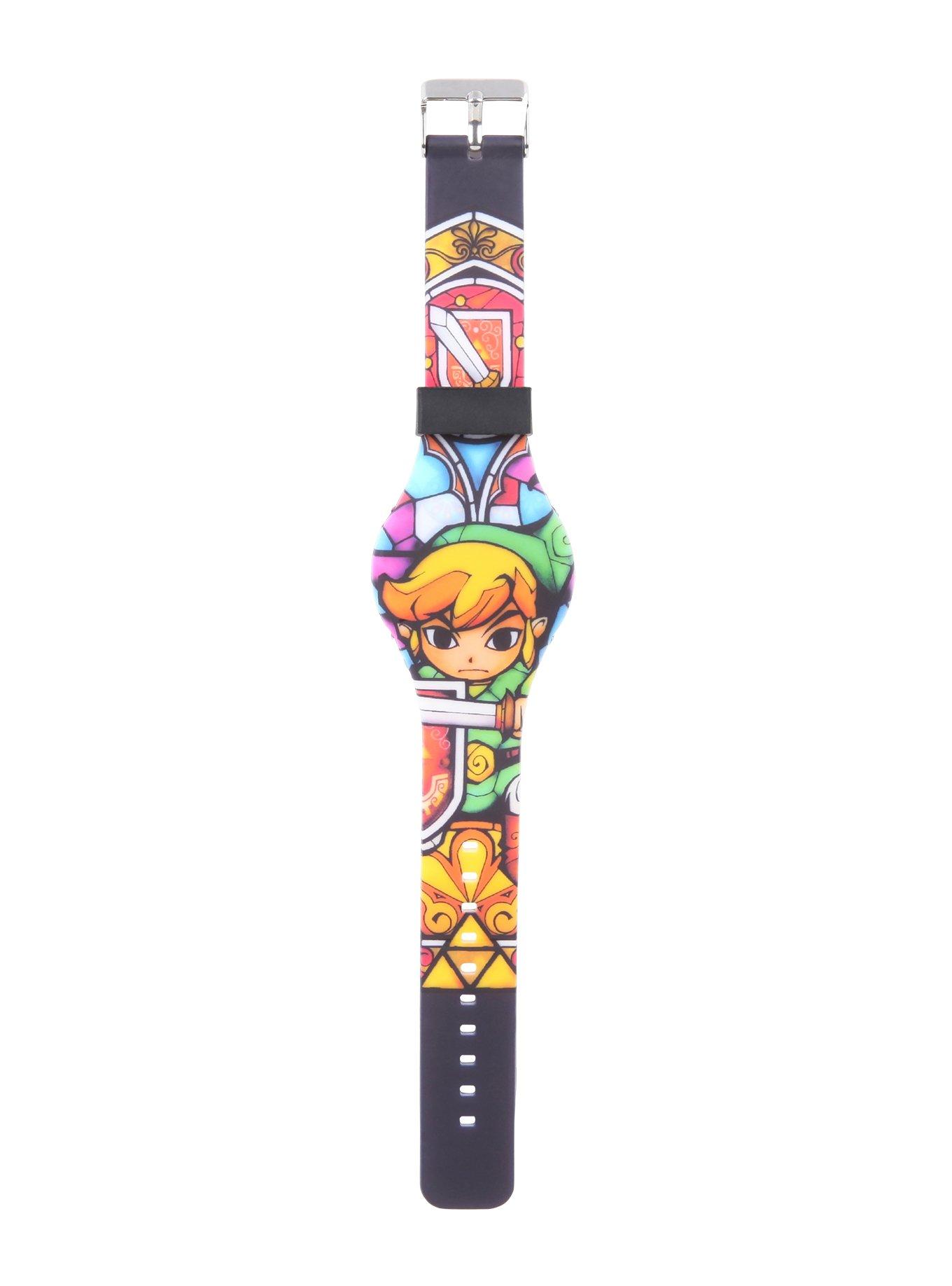 The Legend Of Zelda: The Wind Waker  Rubber LED Watch, , hi-res