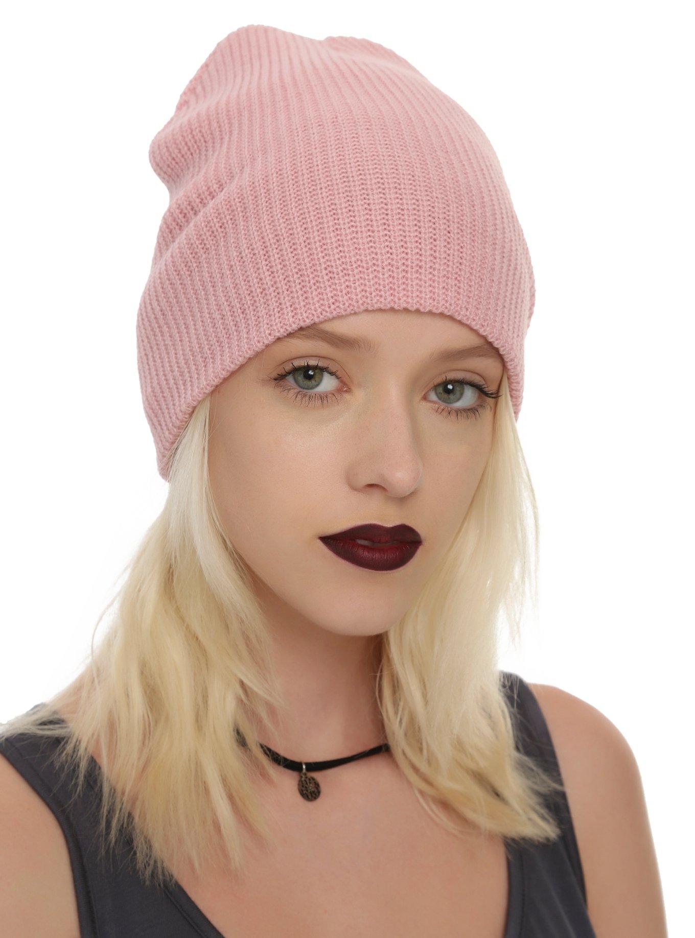 Light Pink Beanie, , hi-res