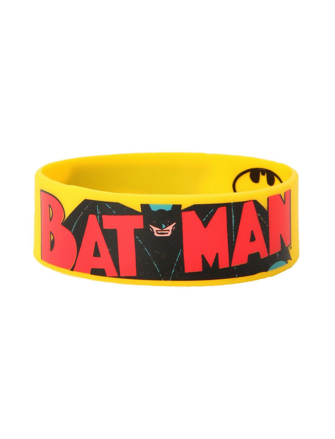 DC Comics Batman & Robin Rubber Bracelet, , hi-res
