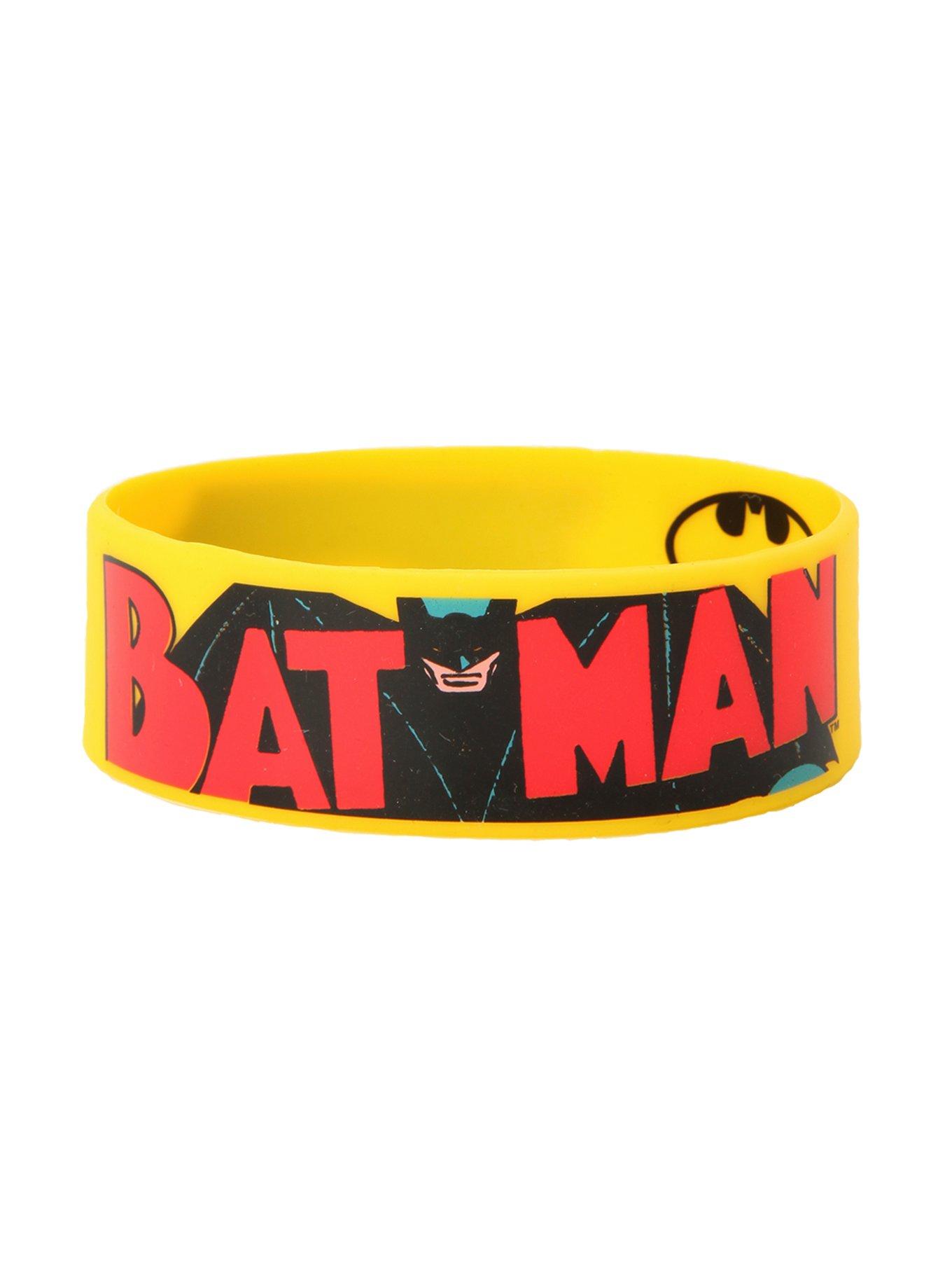 DC Comics Batman & Robin Rubber Bracelet, , hi-res