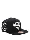 DC Comics Superman Embroidered Snapback Hat, , hi-res