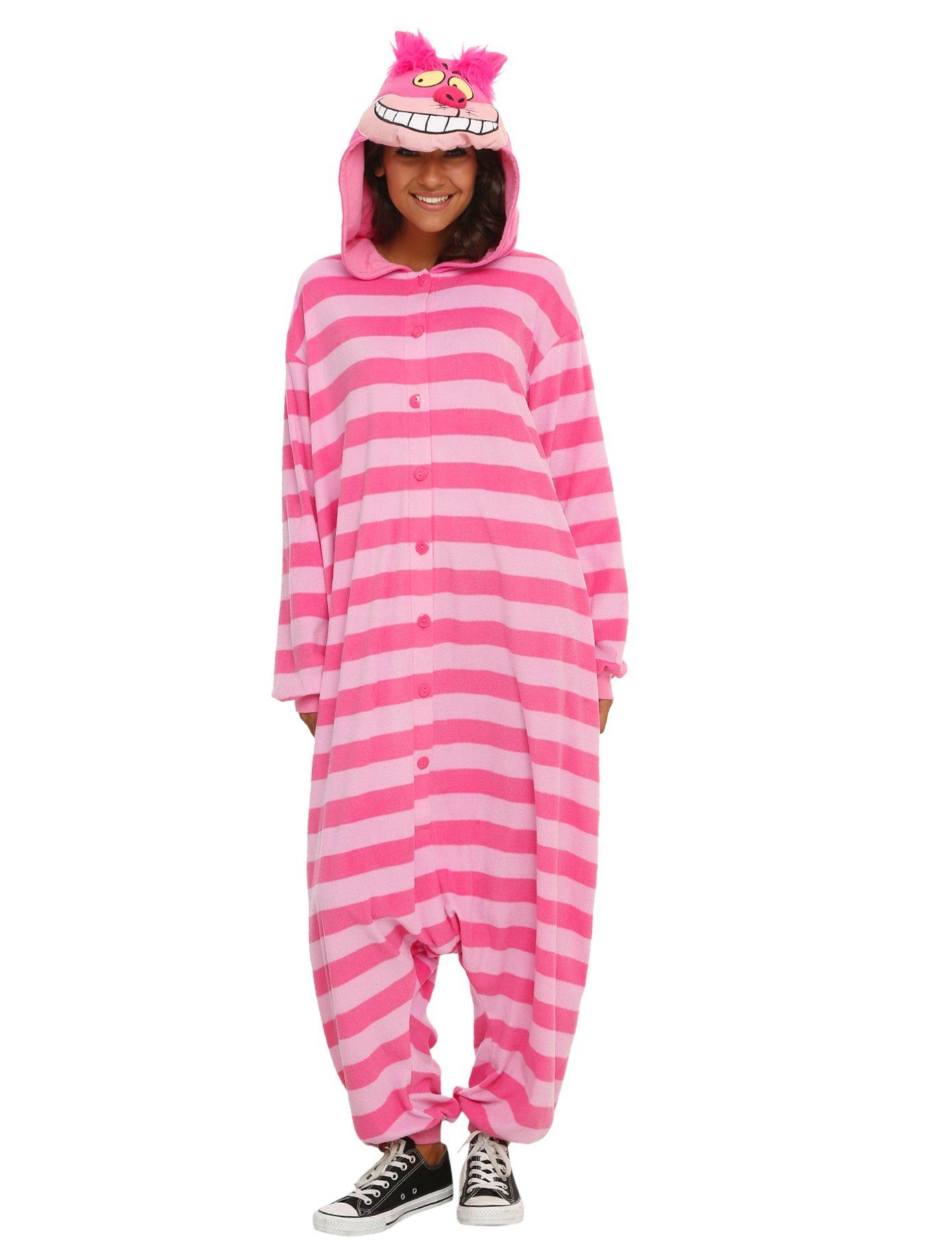 Disney Alice In Wonderland Cheshire Cat Union Suit, BLACK, hi-res