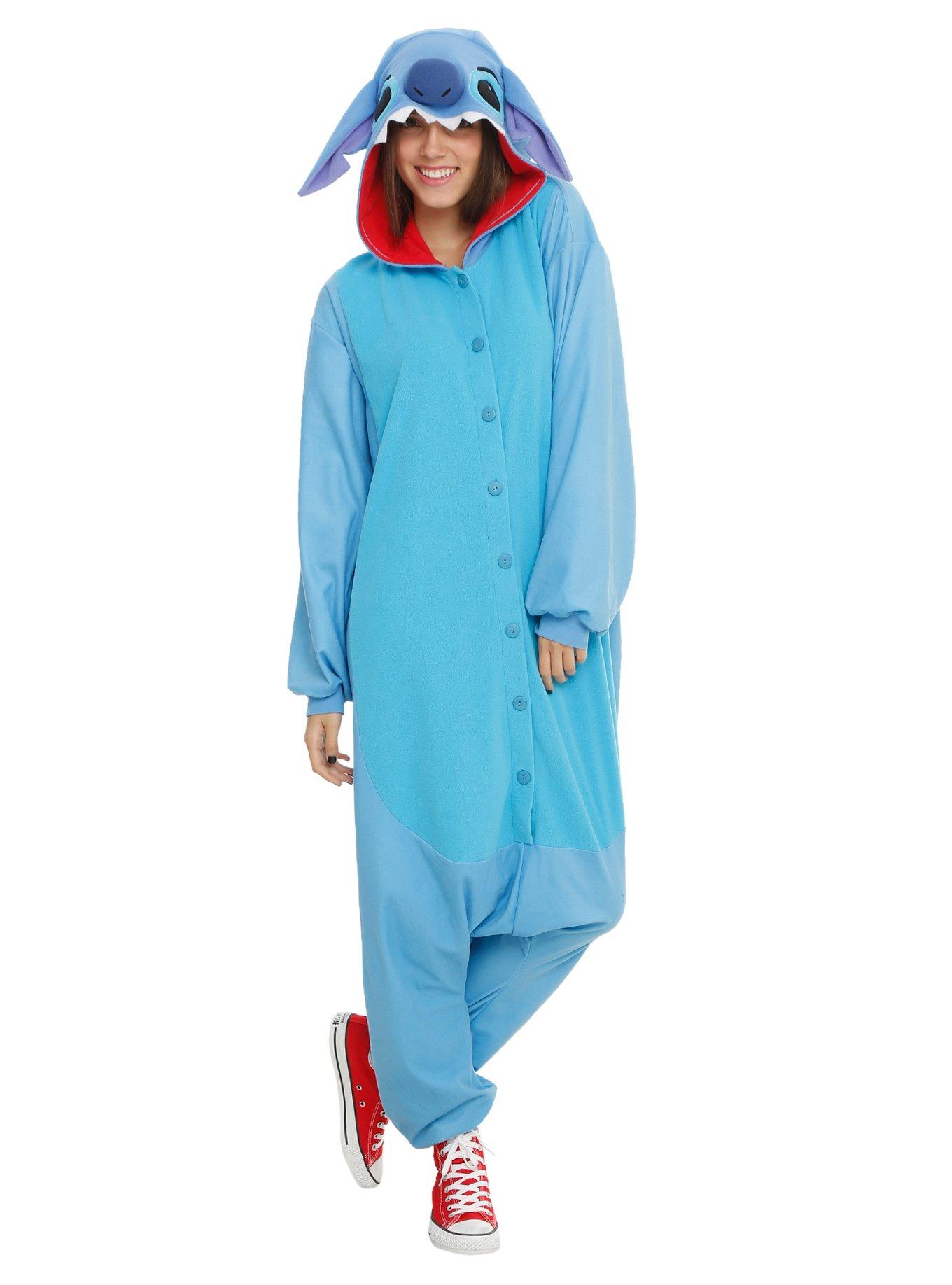 Disney Lilo & Stitch Stitch Union Suit, BLACK, hi-res