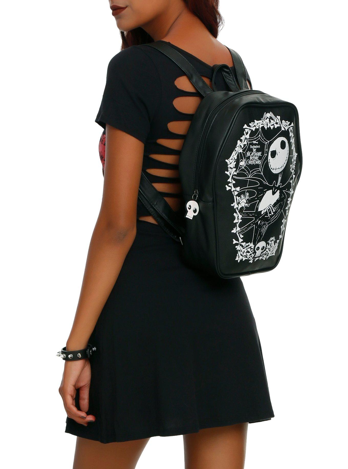 The Nightmare Before Christmas Jack Coffin Backpack Hot Topic