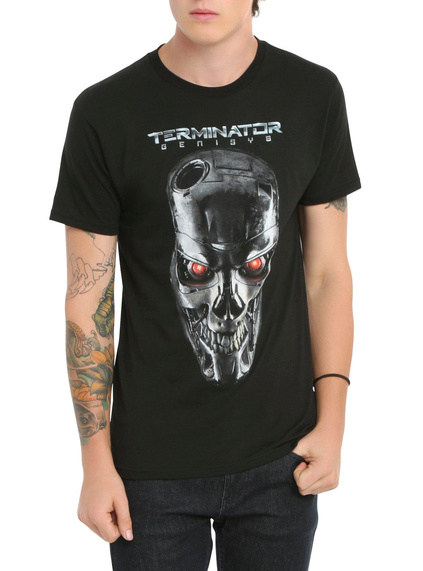 Terminator Genisys Terminator Head T-Shirt, BLACK, hi-res