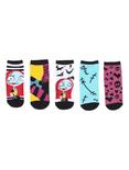 The Nightmare Before Christmas Sally No-Show Socks 5 Pair, , hi-res