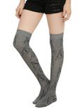 Harry Potter Deathly Hallows Over-The-Knee Socks, , hi-res