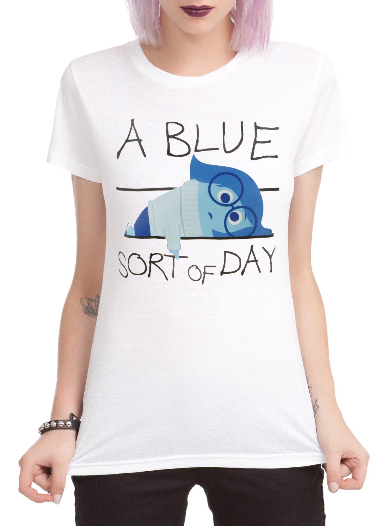 Disney Inside Out Blue Sort Of Day Girls T-Shirt, , hi-res