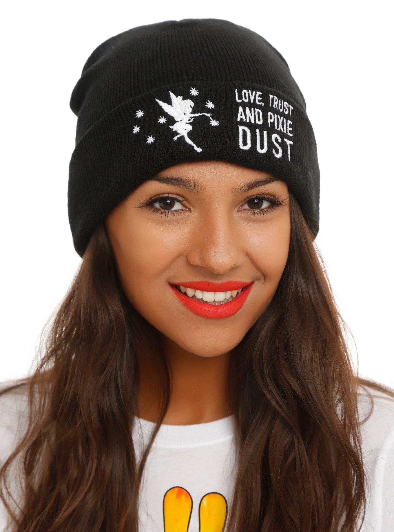 Disney Peter Pan Love Trust And Pixie Dust Watchman Beanie, , hi-res