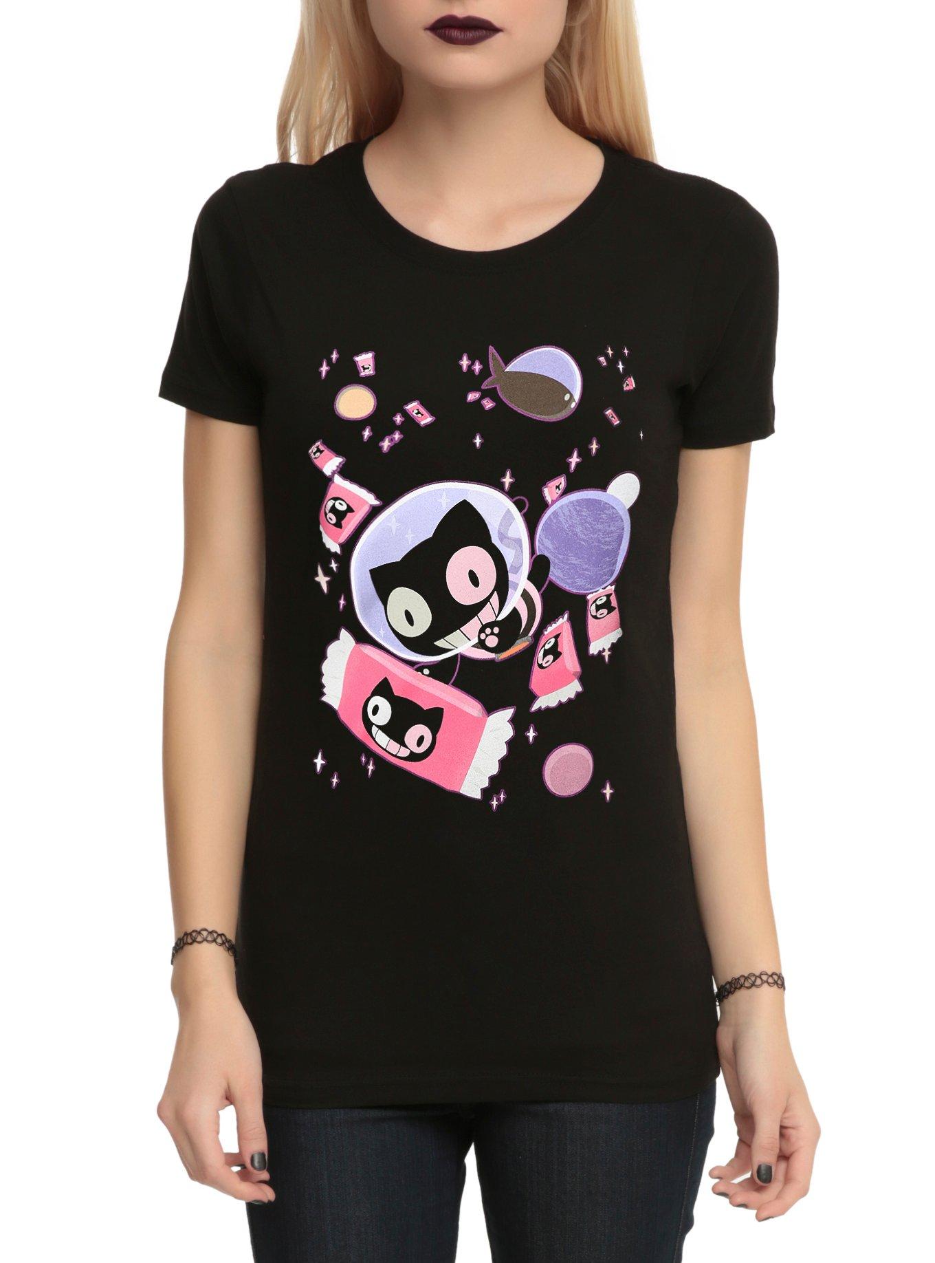 Steven Universe Cookie Cat Space Girls T-Shirt, BLACK, hi-res