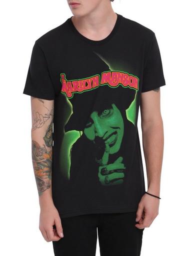 MARILYN MANSON Tシャツ Black Vintage T-Shirt - Marilyn Manson Grotesk Burlesk - L'ÉTIQUETTE