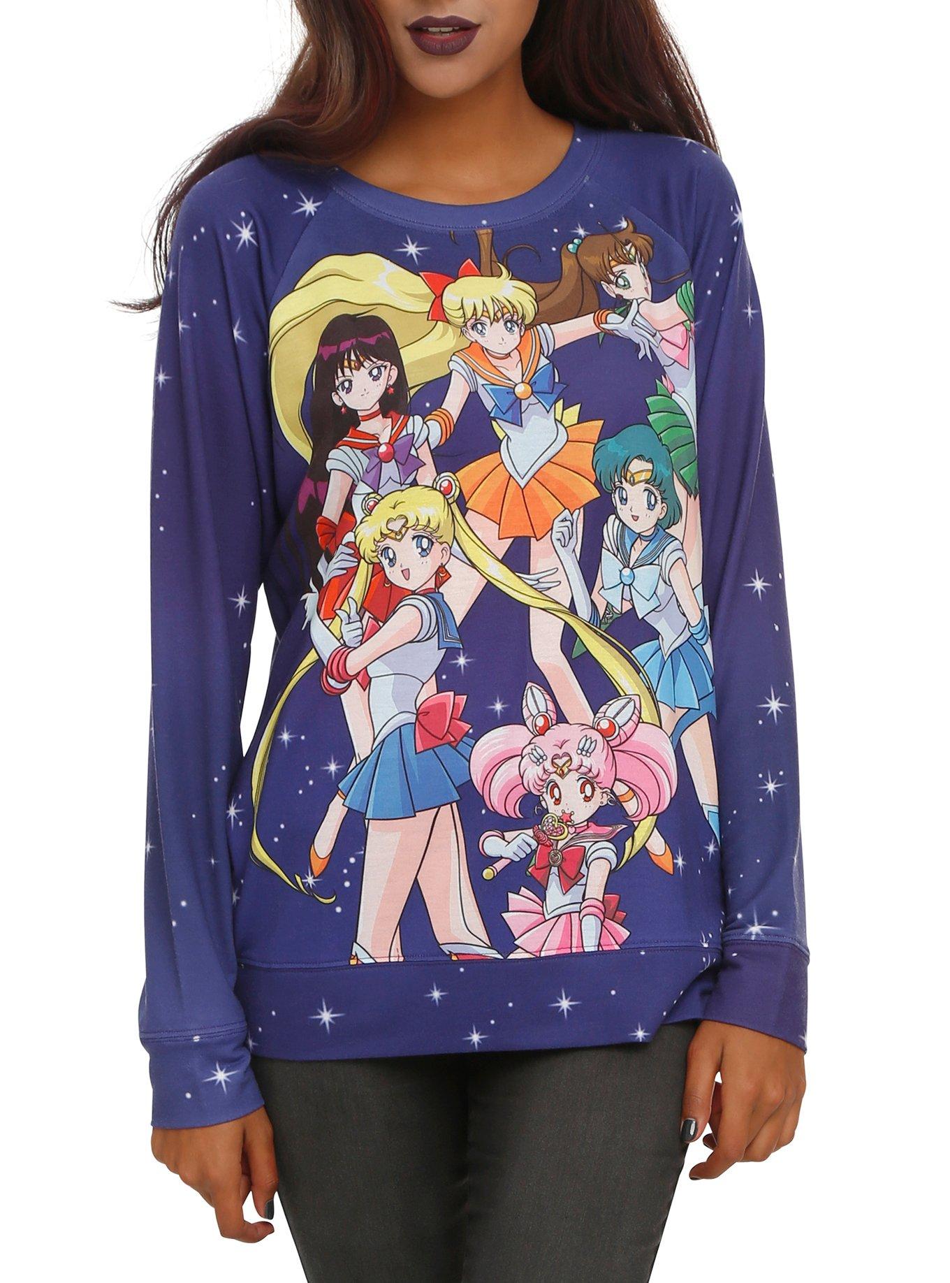 Sailor Moon Sailor Scouts Sublimation Girls Pullover Top, , hi-res