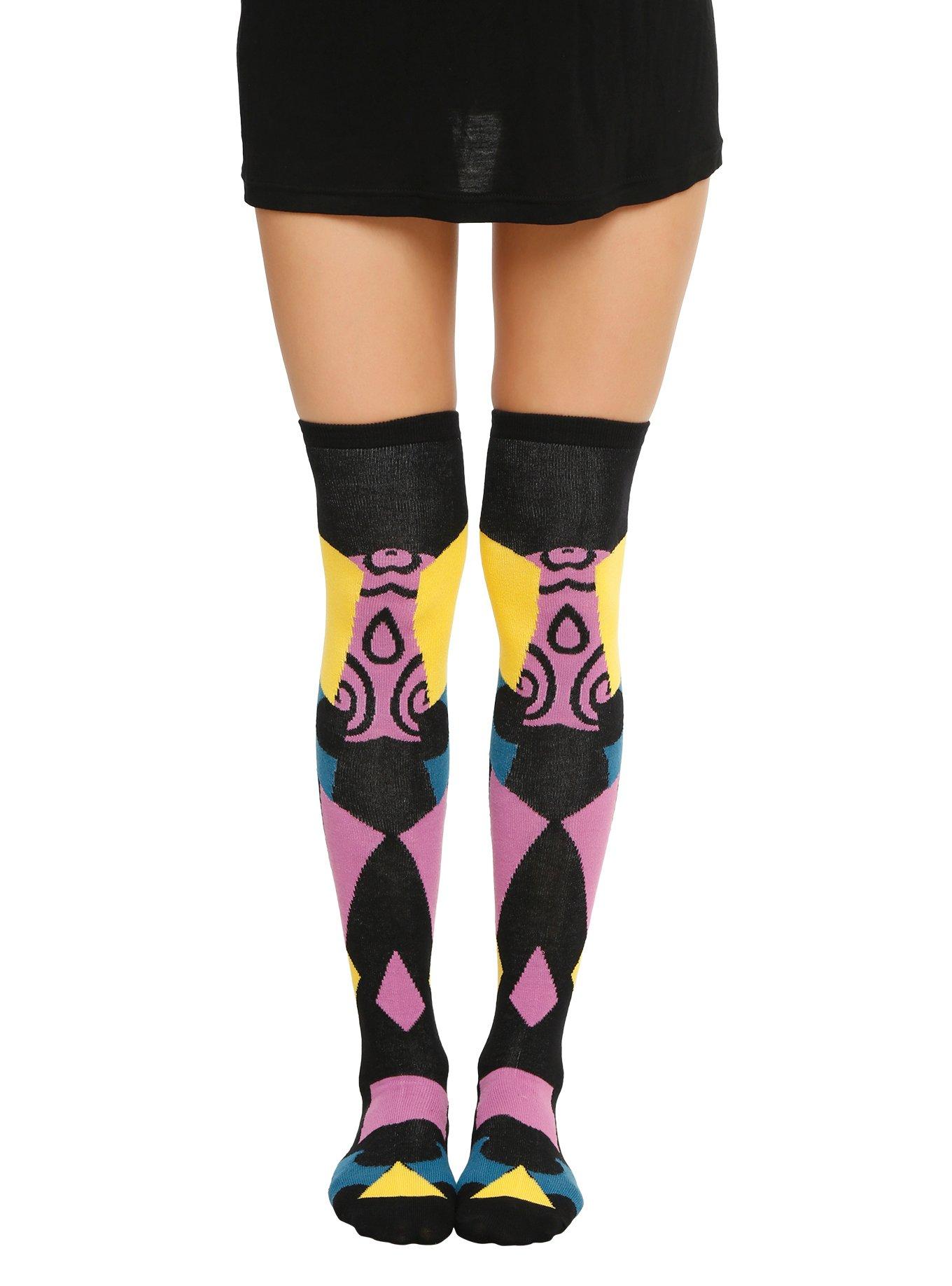 The Nightmare Before Christmas Sally Over-The-Knee Socks, , hi-res