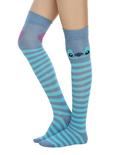 Disney Lilo & Stitch Stripe Stitch Over-The-Knee Socks, , hi-res