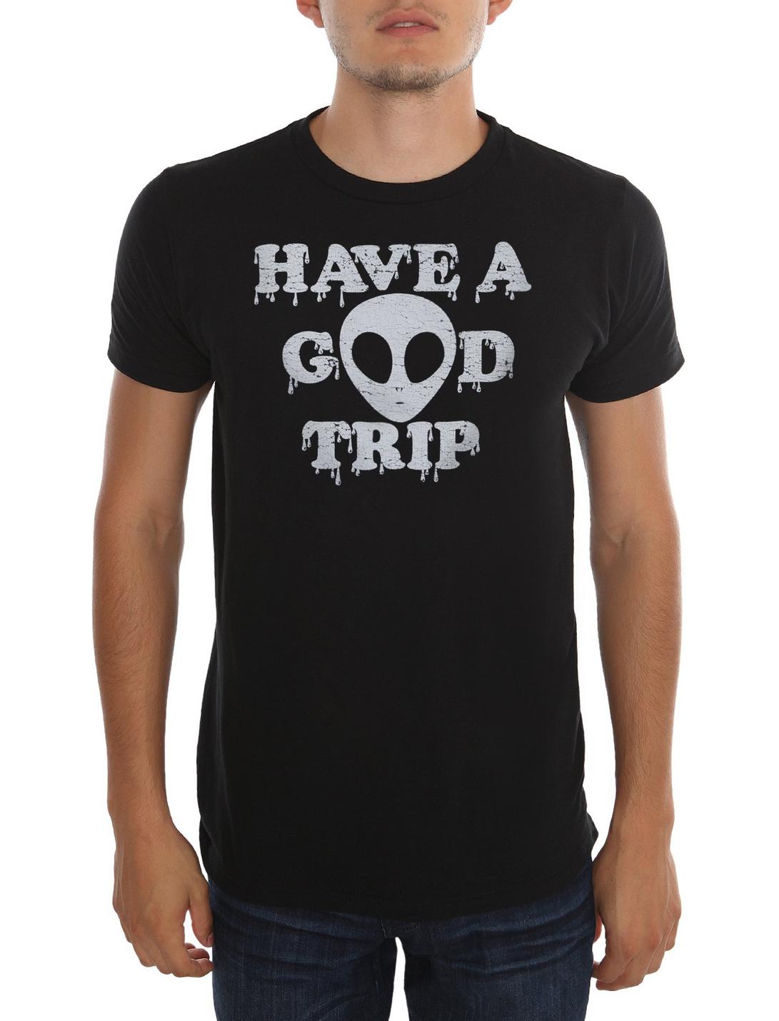Have A Good Trip Alien T-Shirt, BLACK, hi-res