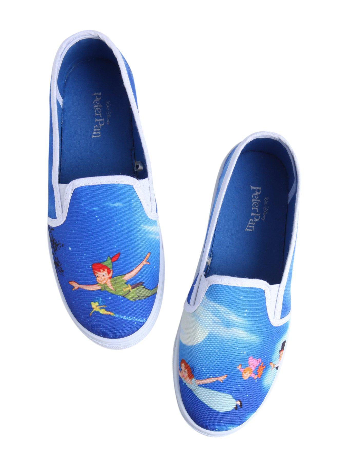 Disney Peter Pan Flying Slip-Ons, BLACK, hi-res