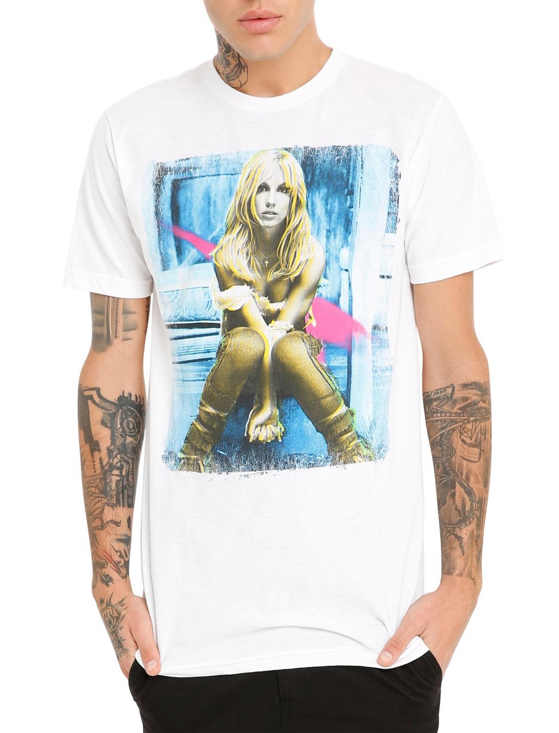 Britney Spears Album Cover T-Shirt, BLACK, hi-res