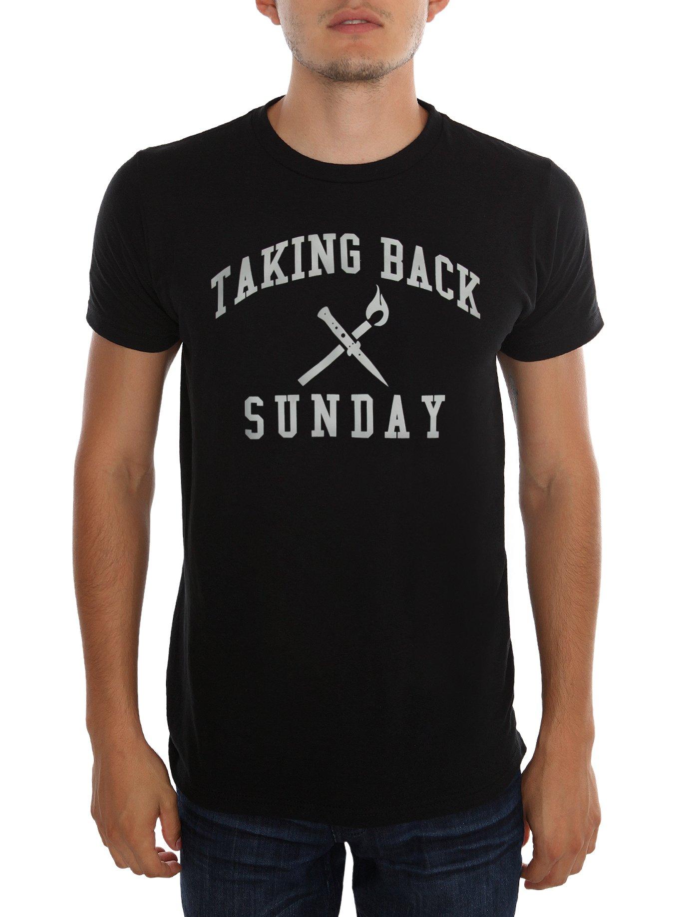 Taking Back Sunday Match & Dagger T-Shirt | Hot Topic