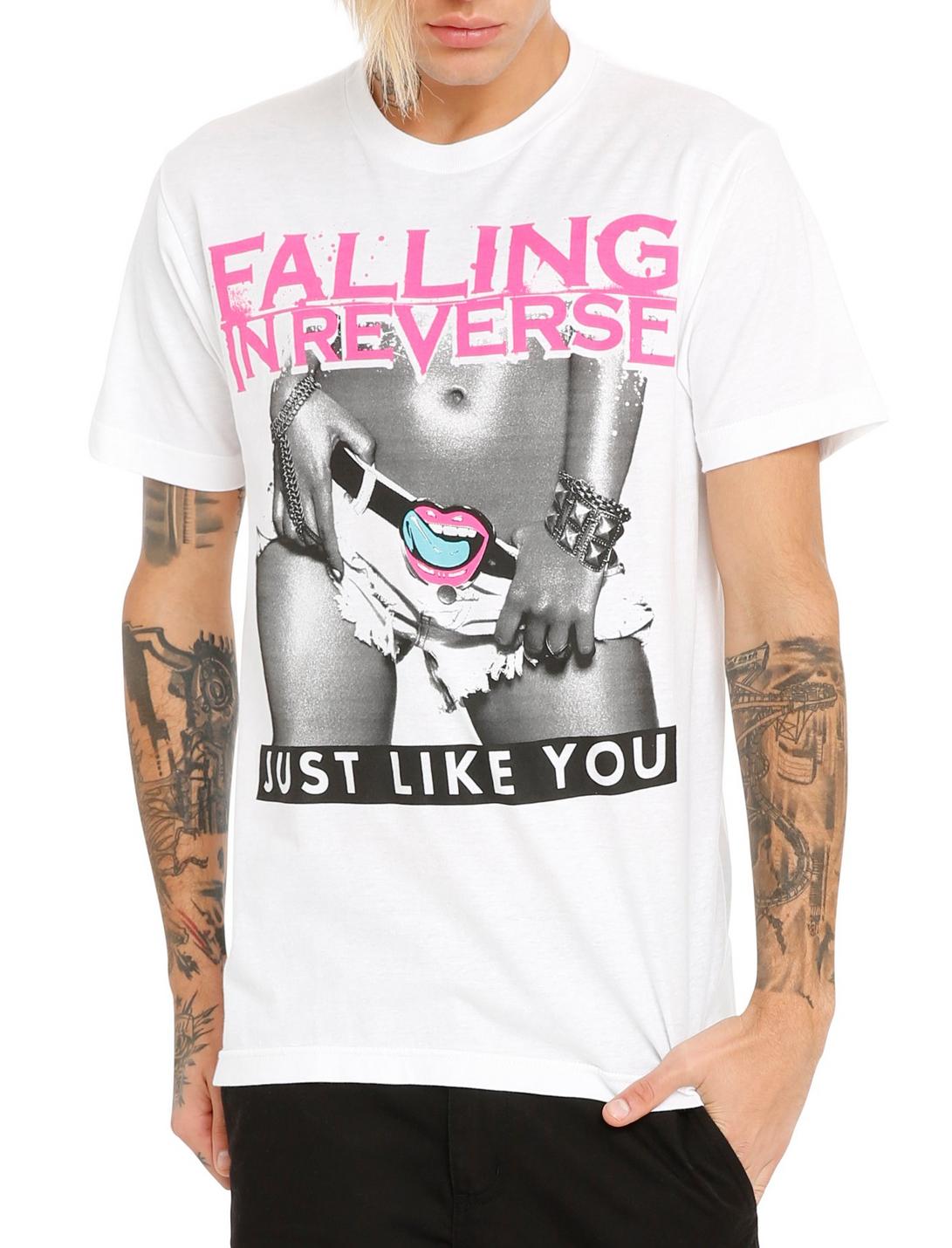 Falling In Reverse Just Like You T-Shirt, WHITE, hi-res