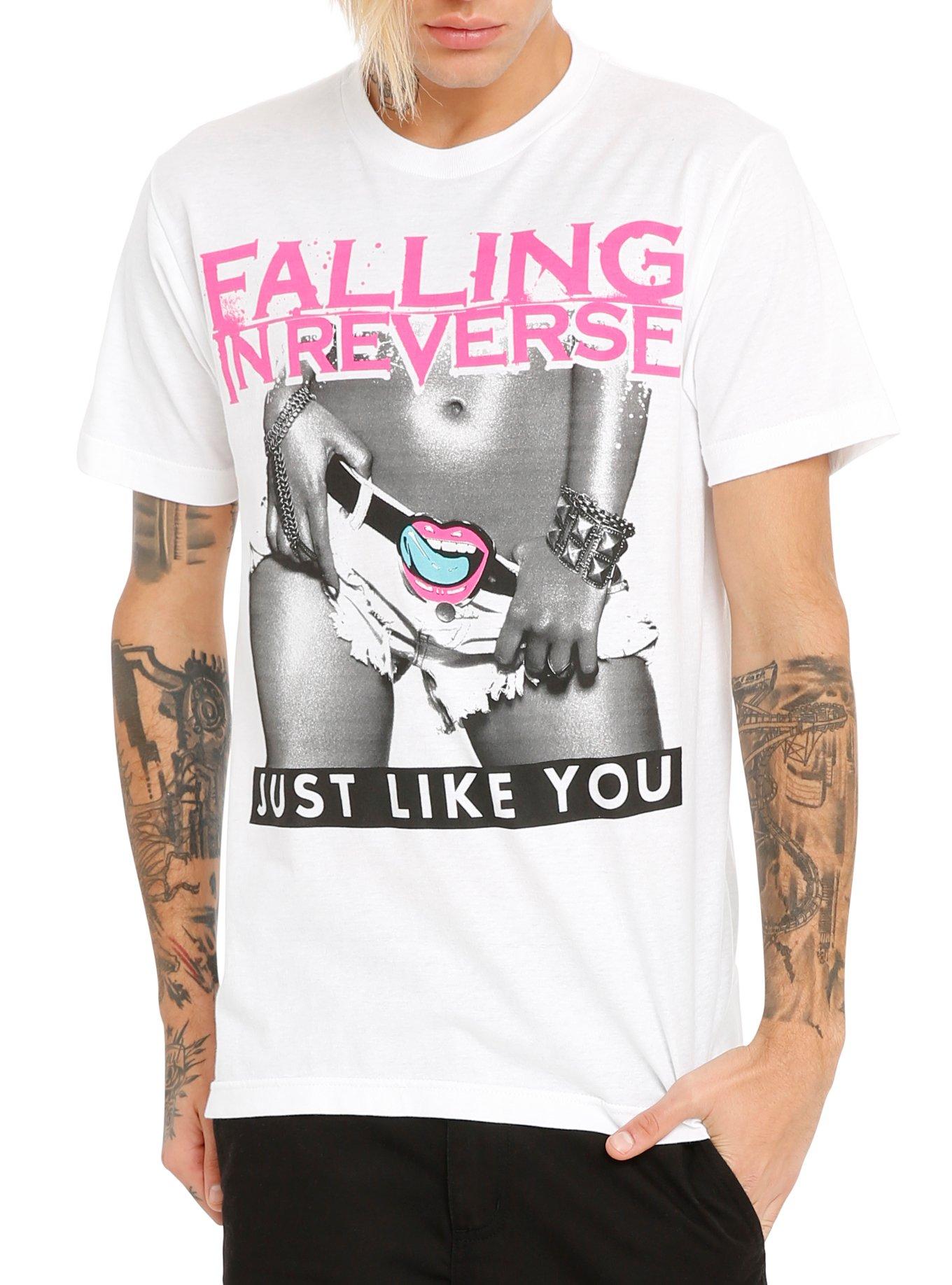 Falling In Reverse Just Like You T-Shirt, WHITE, hi-res