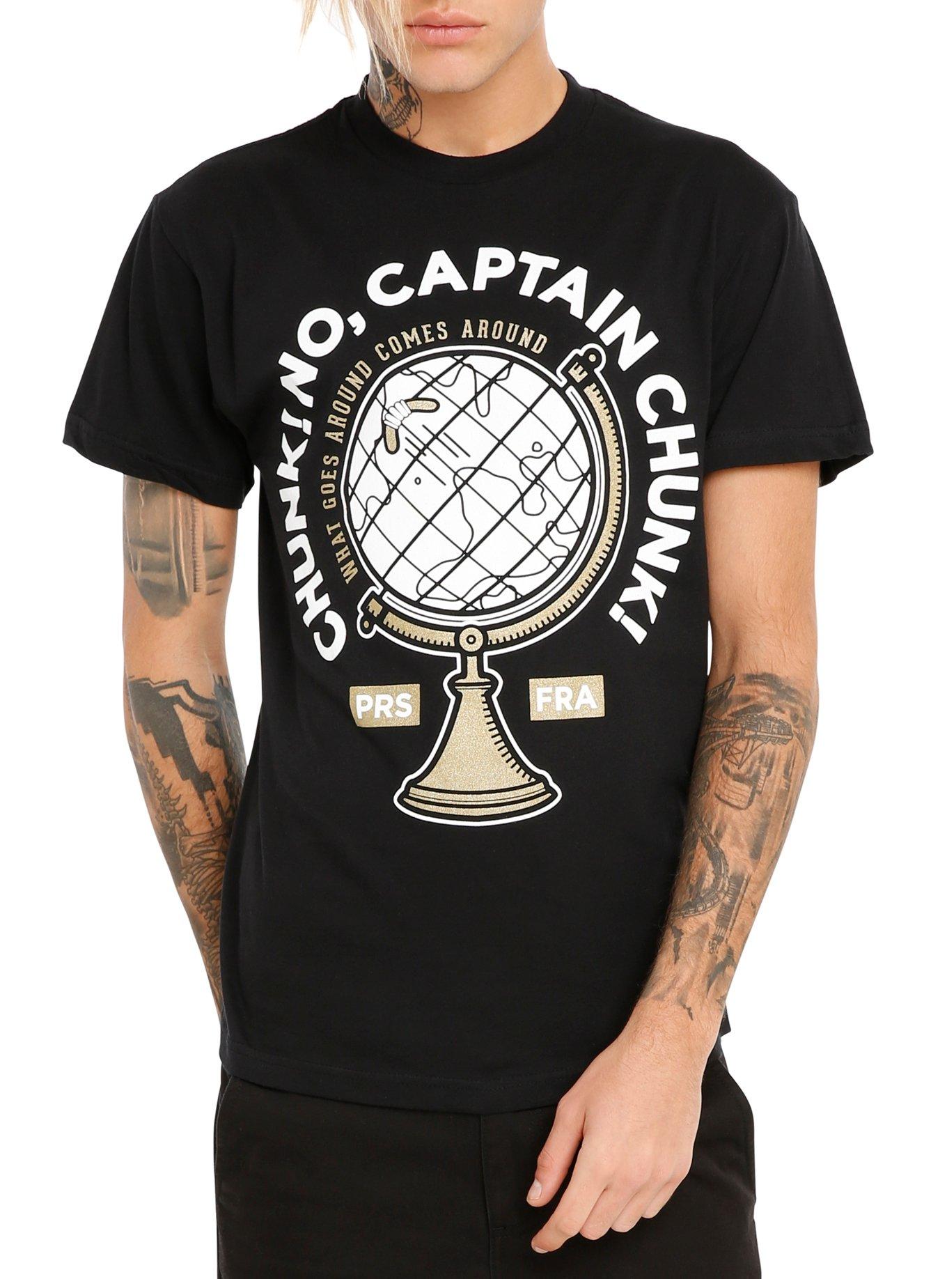Chunk No Captain Chunk Globe T Shirt Hot Topic