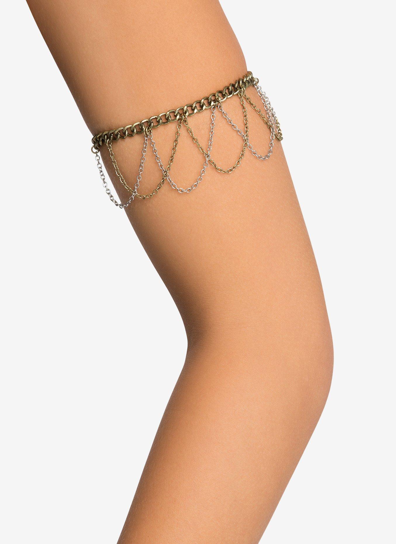 Multi Chain Arm Cuff, , hi-res