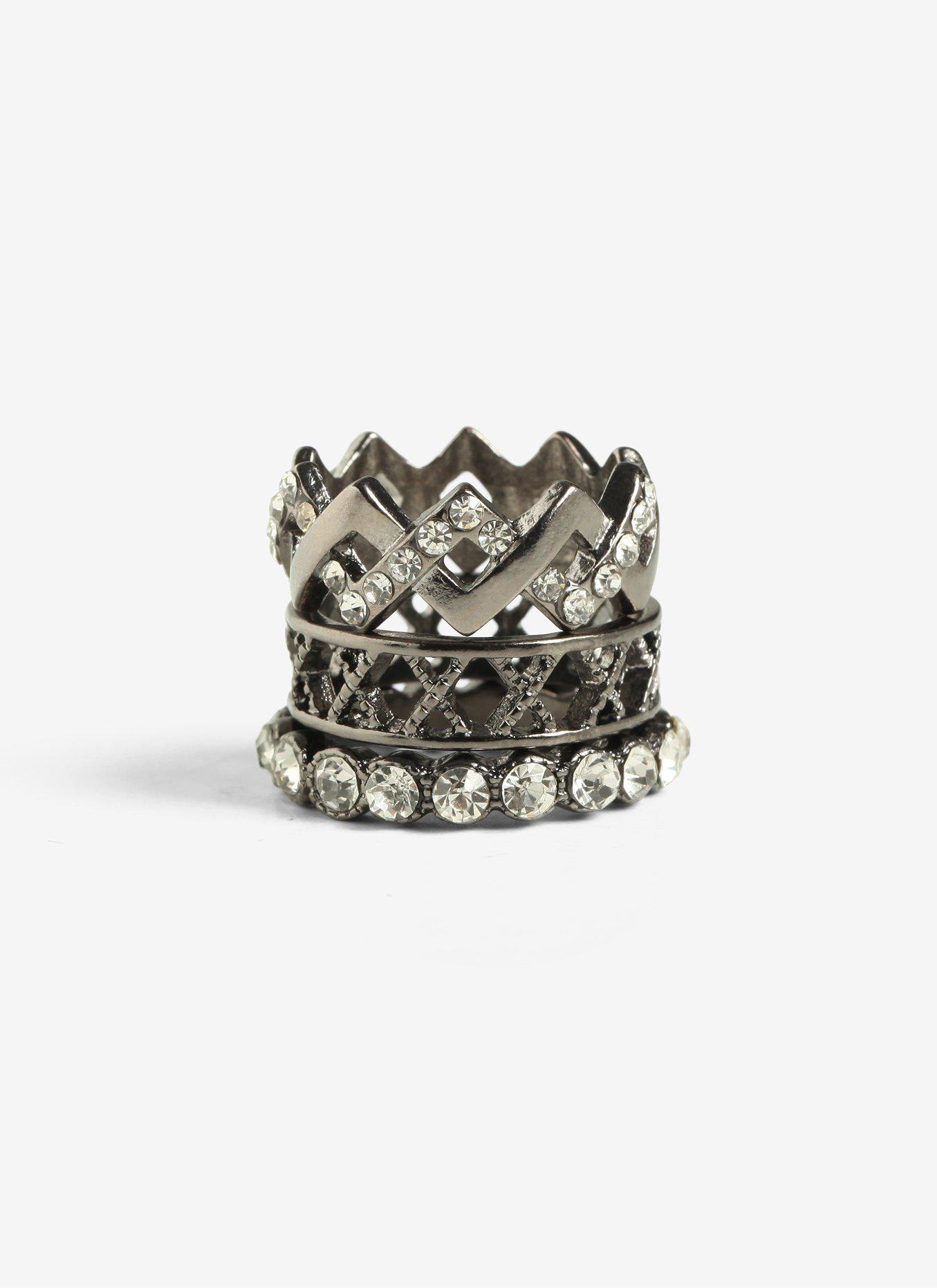 Gemstone Stackable Rings Hot Topic