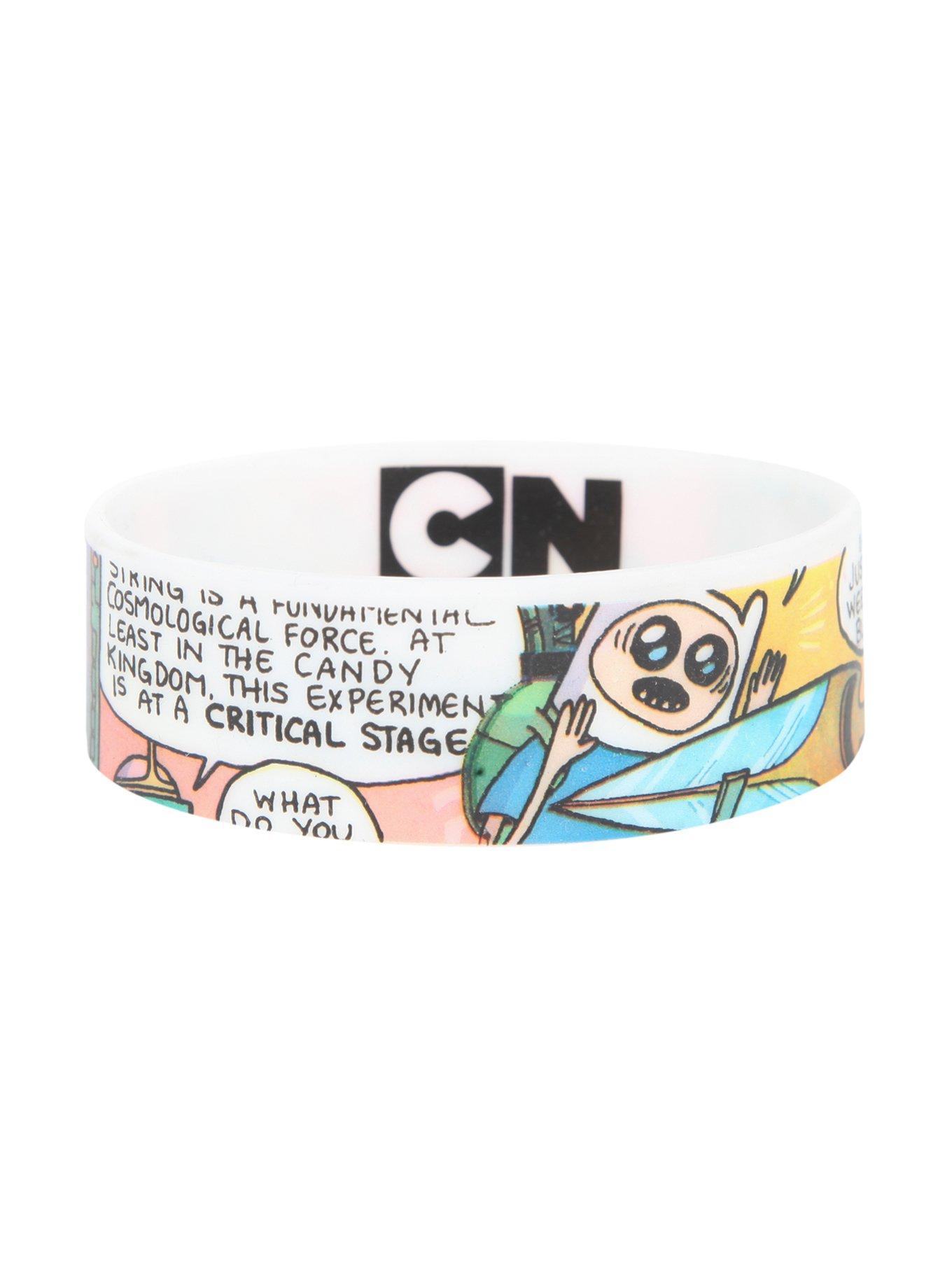 Adventure Time Comic Strip Rubber Bracelet Set, , hi-res