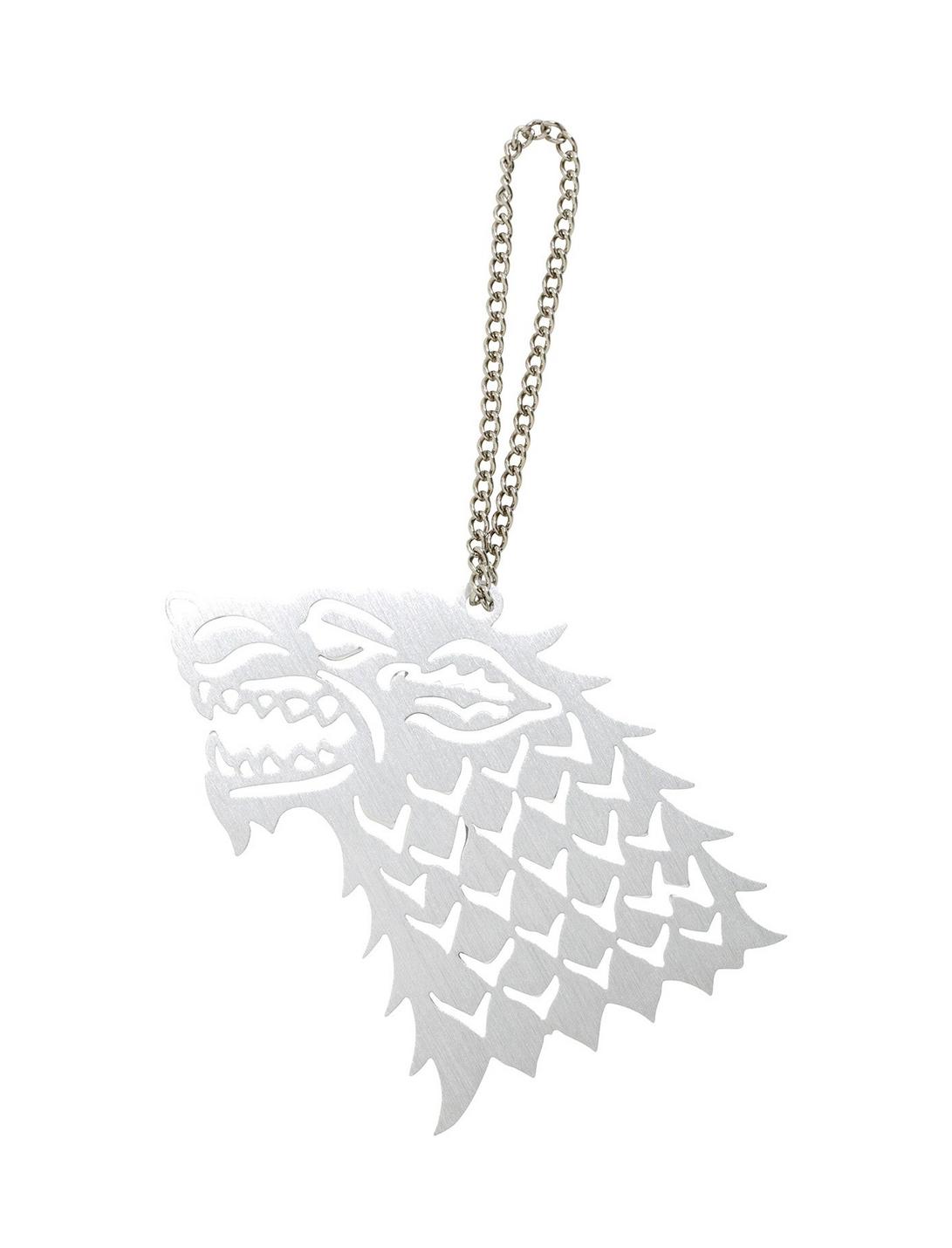 Game Of Thrones Metal Stark Sigil Ornament, , hi-res