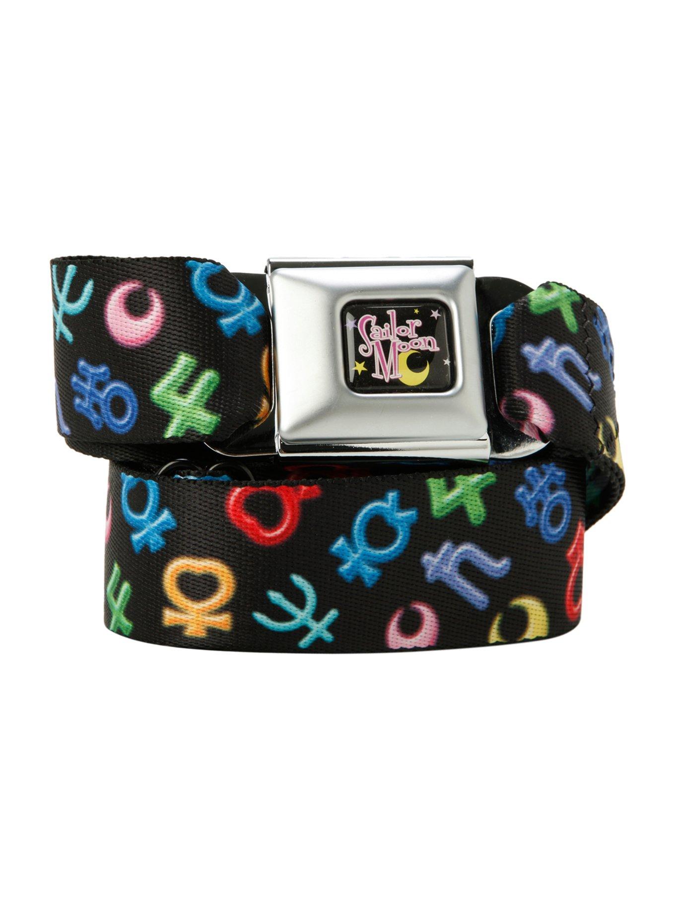 Sailor Moon Symbols Seat Belt Belt, , hi-res
