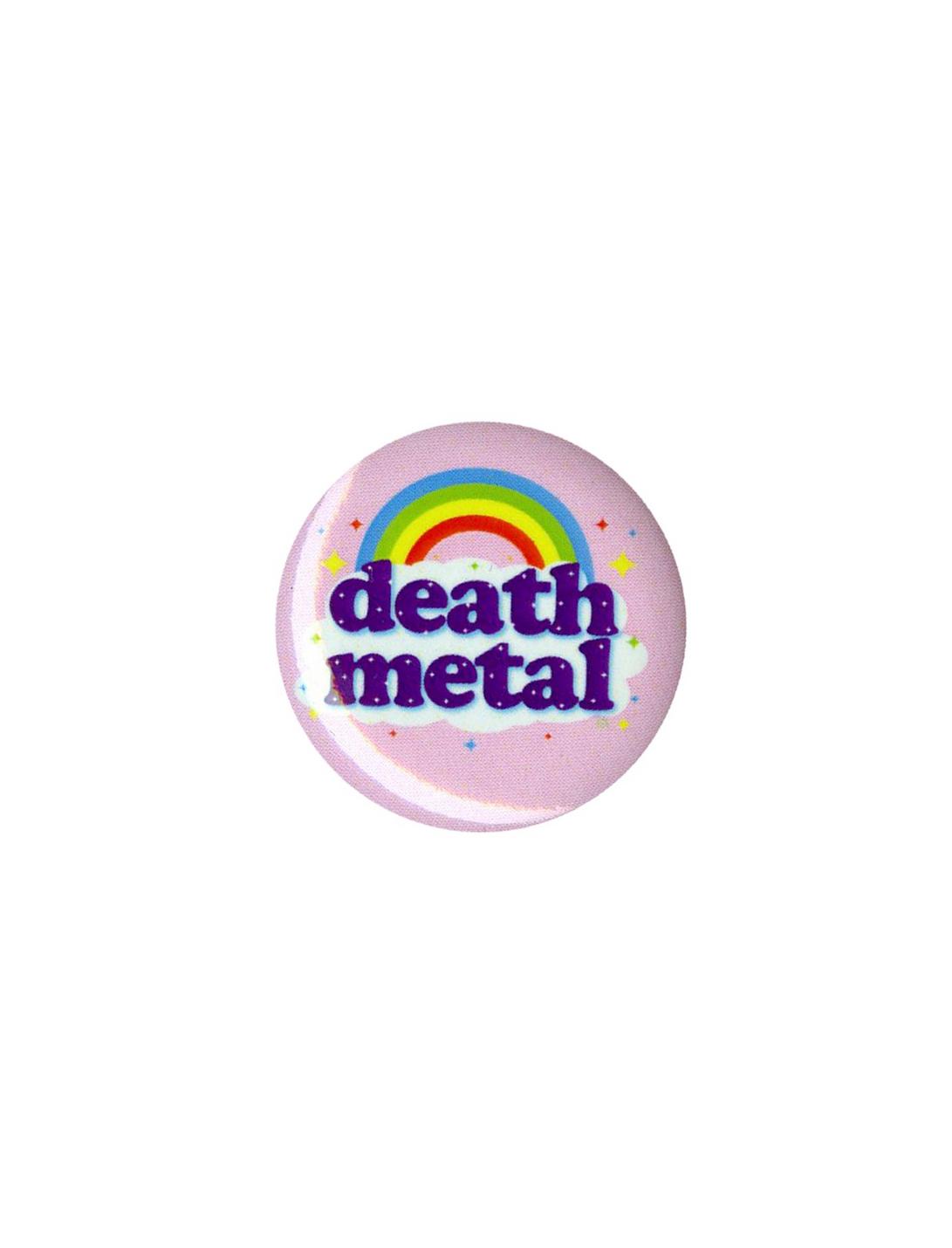 Rainbow Death Metal Pin, , hi-res