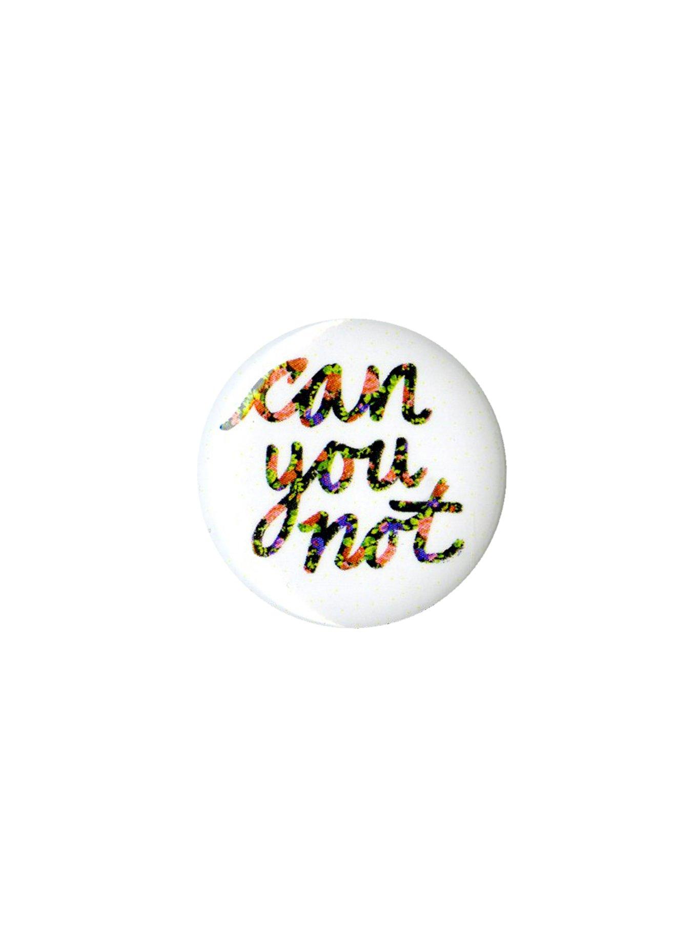 Can You Not Floral Pin, , hi-res