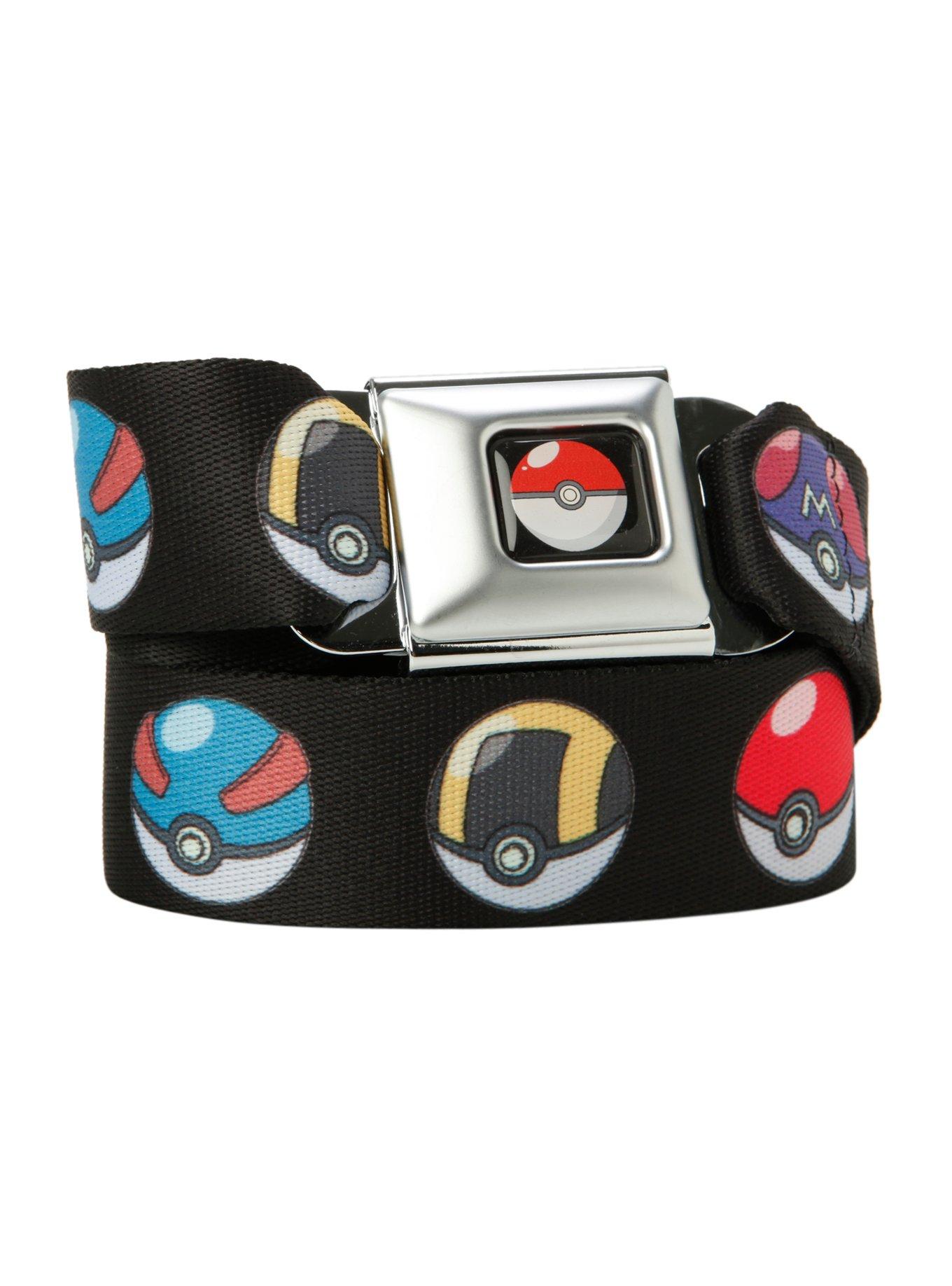 Pokemon Poke Ball Print Seat Belt Belt, , hi-res