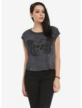 Iron Fist Butterfly Effect Crop Tee, BLACK, hi-res