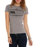 Volbeat Logo Girls T-Shirt, CHARCOAL, hi-res