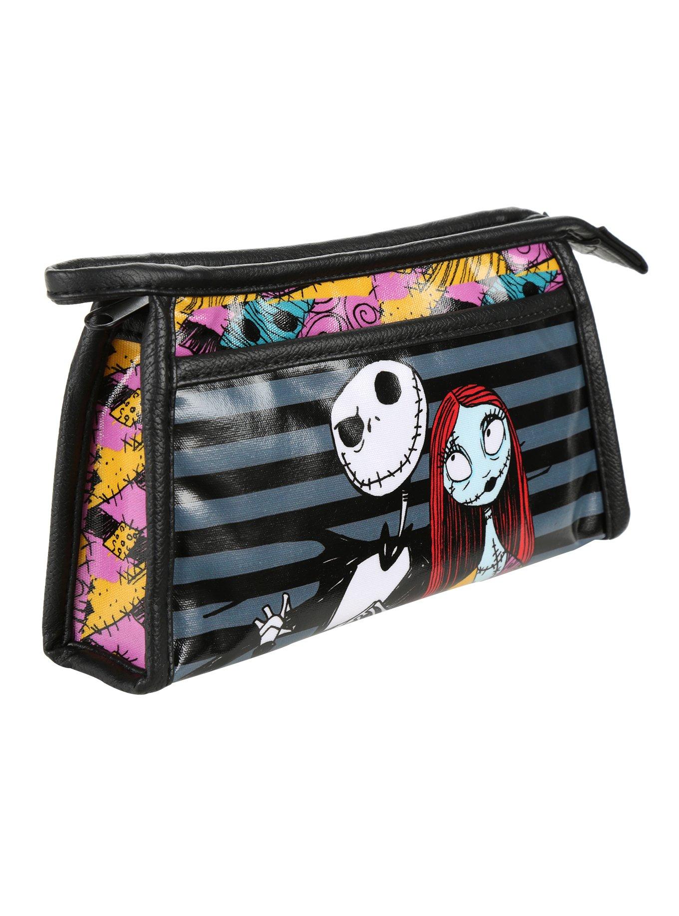 The Nightmare Before Christmas Jack & Sally Cosmetic Bag Hot Topic