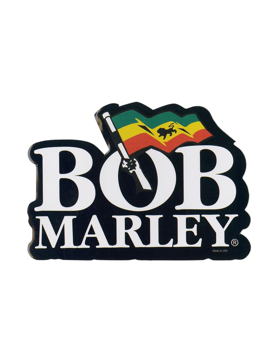 Bob Marley Flag Logo Sticker