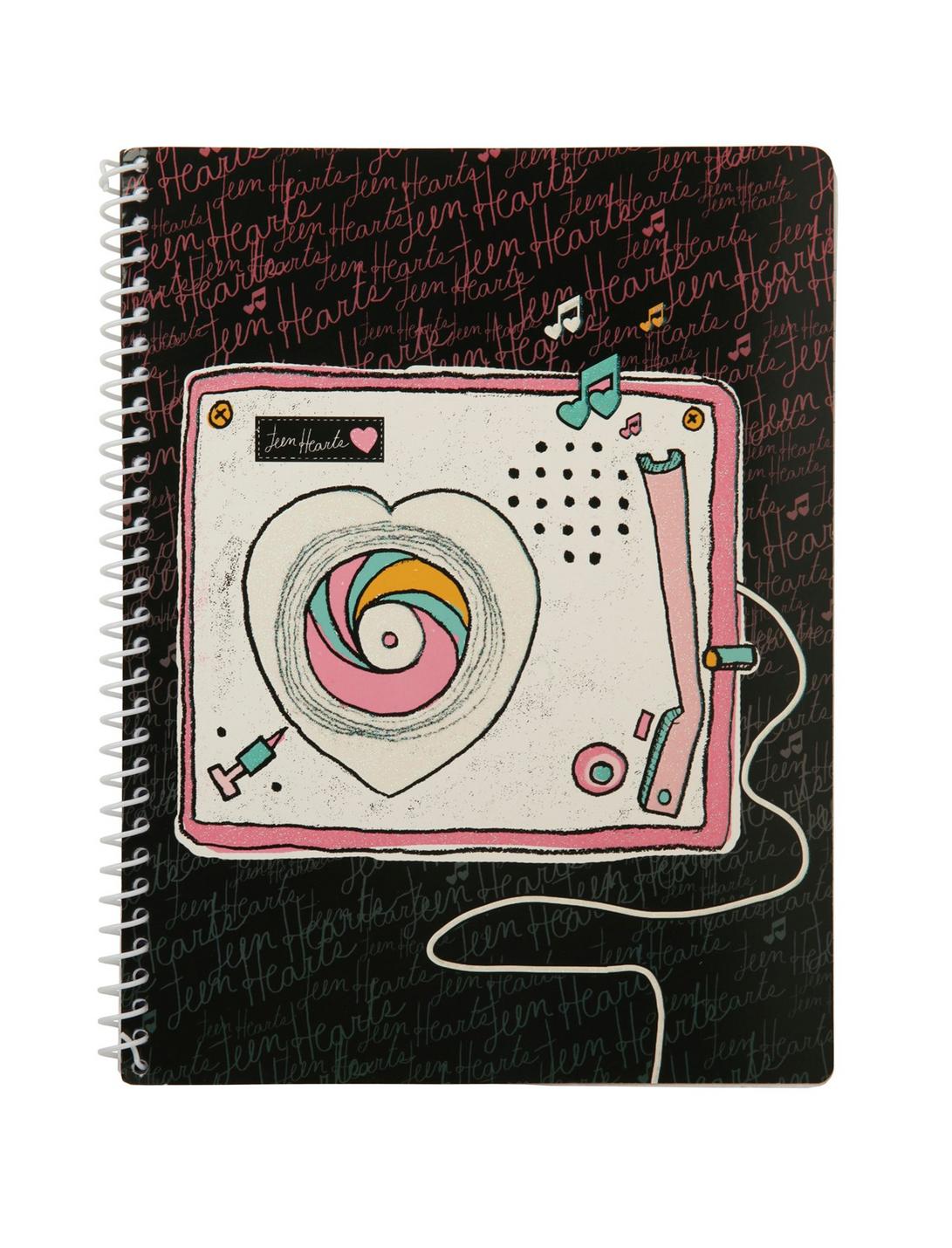Teen Hearts Record Notebook, , hi-res