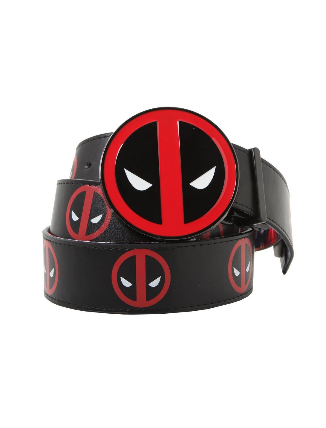 Marvel Deadpool Logo Reversible Belt & Buckle, , hi-res