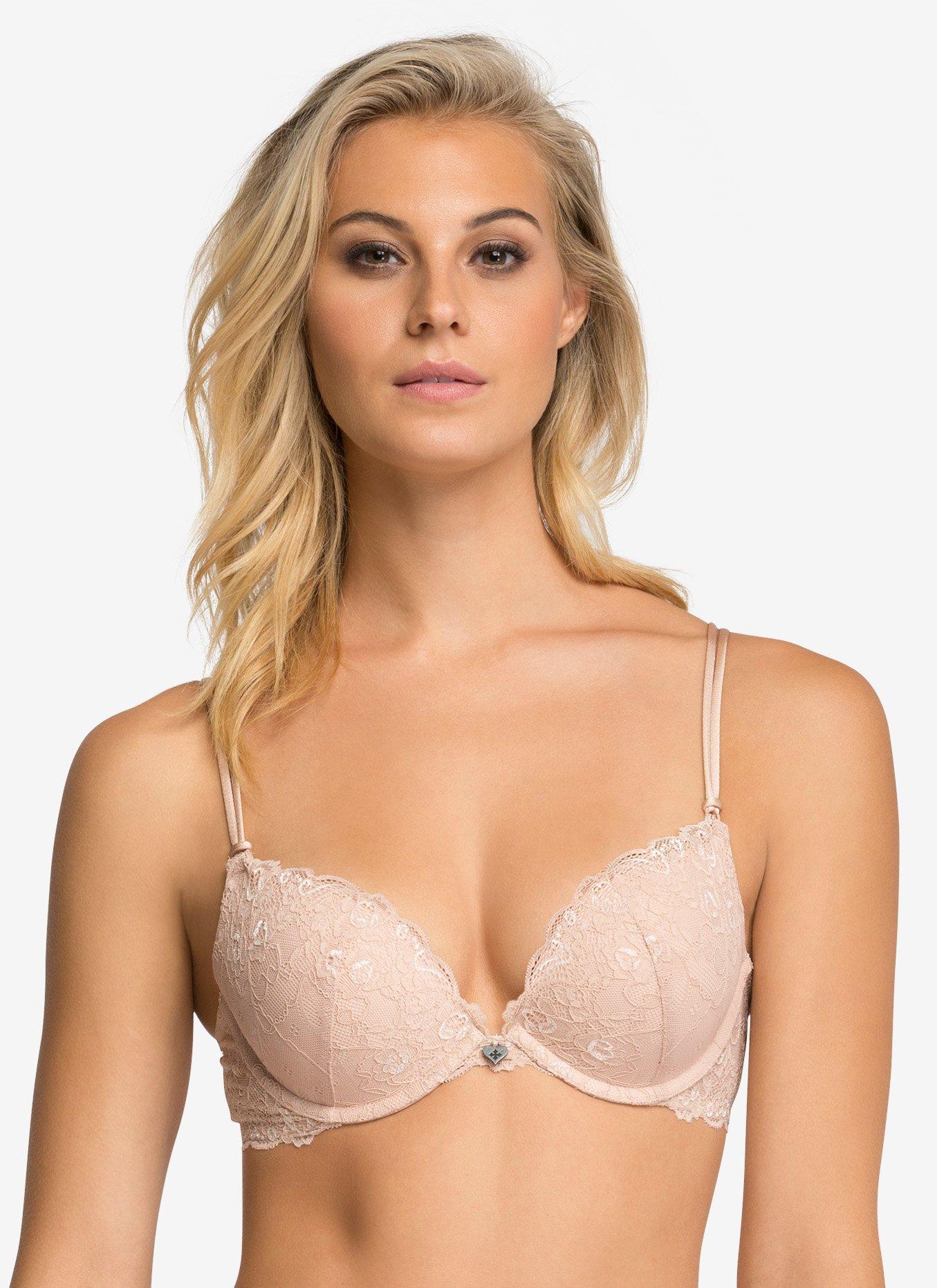 Lace Scandalous Push-Up Bra, , hi-res