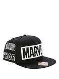 Marvel Character Logos Embroidered Snapback Hat, , hi-res