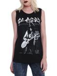 Slash Playing Guitar Girls Muscle Top, BLACK, hi-res