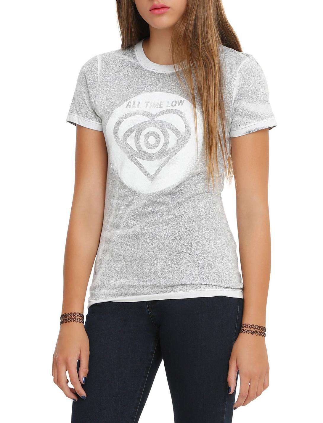 All Time Low Speckle Dye Girls T-Shirt, GREY, hi-res