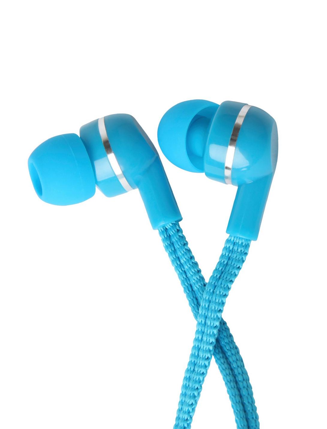 iHip Blue Zipper Earbuds, , hi-res