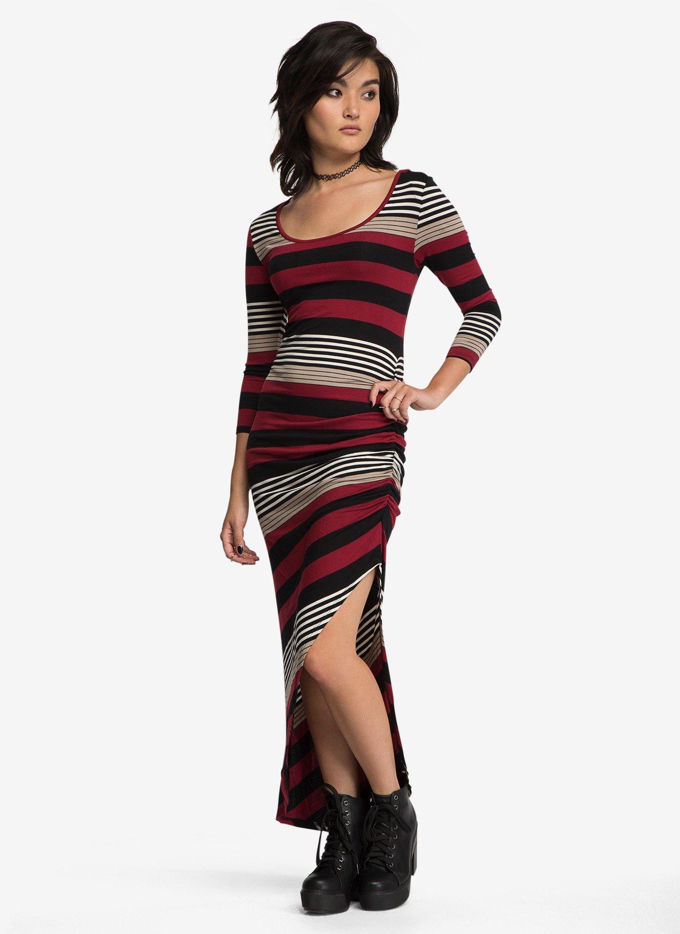 LOOK 758 RUCHED MAXI DRESS main image 1