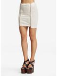 Lace Mini Skirt, WHITE, hi-res