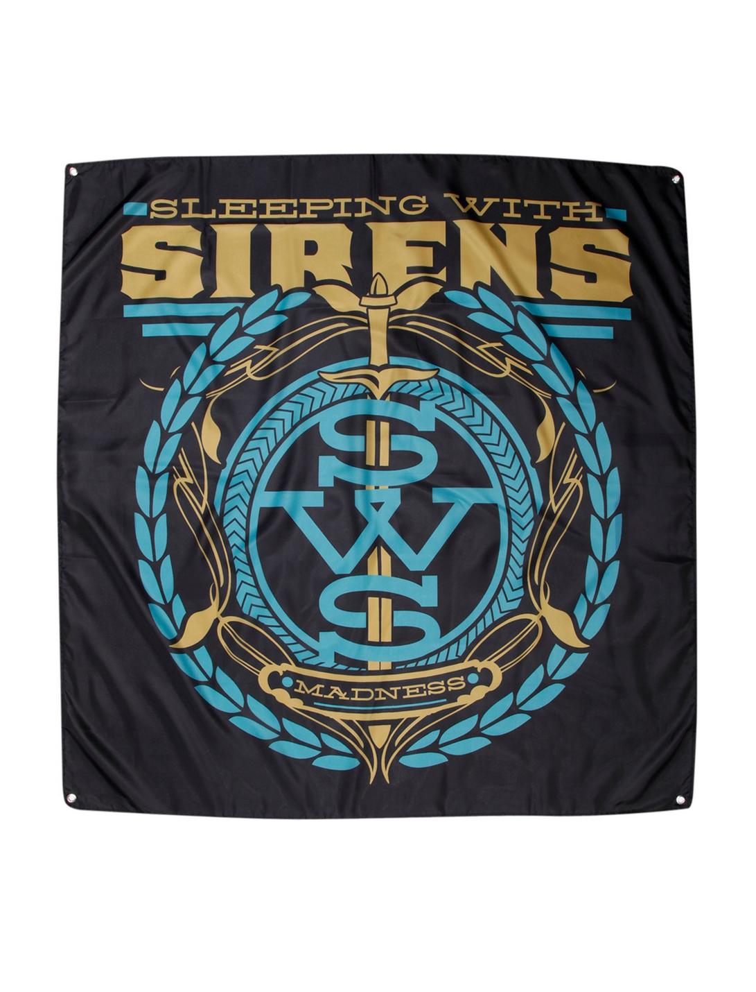 Sleeping With Sirens Green Madness Banner, , hi-res