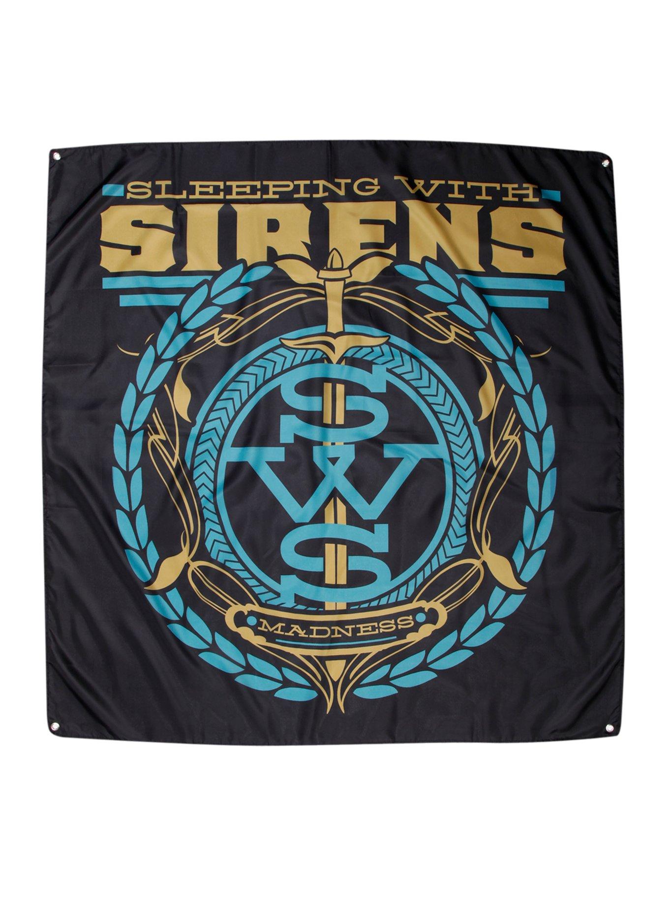 Sleeping With Sirens Green Madness Banner, , hi-res