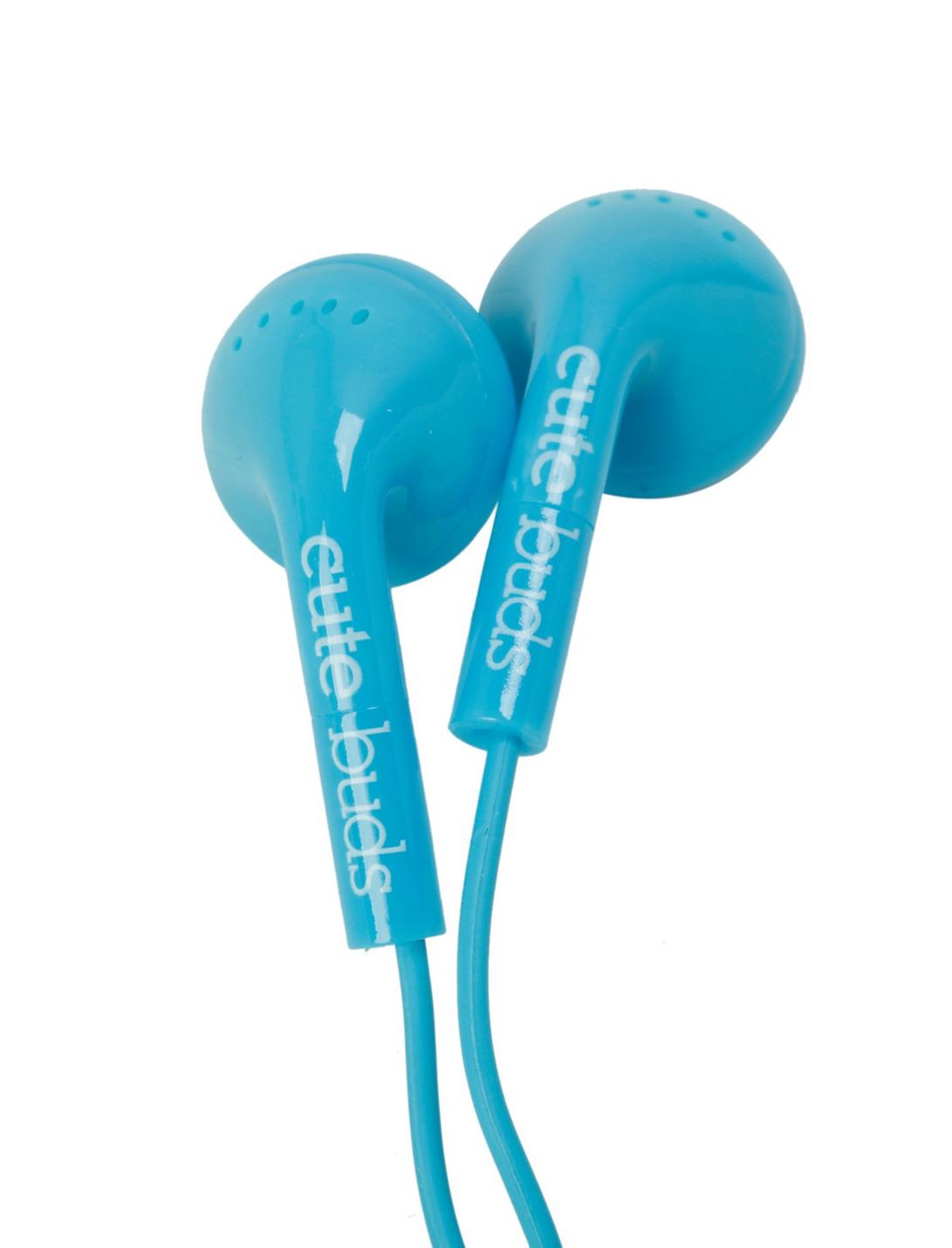 iHip Turquoise Cute Earbuds, , hi-res